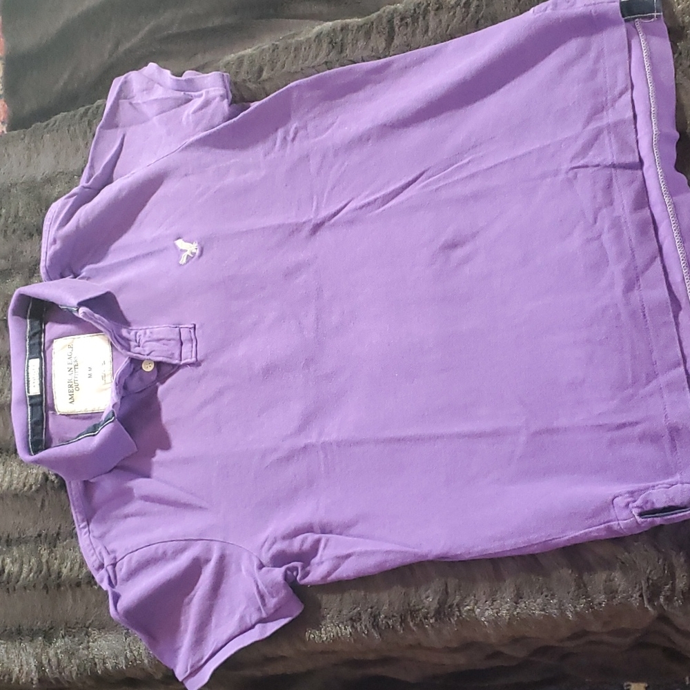 Mens American eagle athletic fit polo M